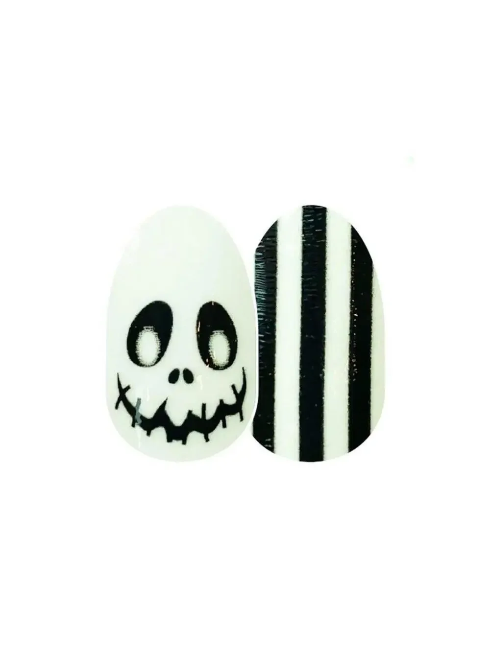 Color Street BOO CREW Real Nail Polish Strips GLOW IN THE DARK Halloween RETIRED